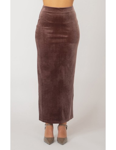 Ariana Velvet Maxi Skirt À commander