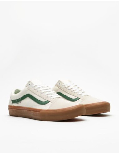 Vans Old Skool Pro Skate Shoes - Marshmallow/Alpine chez Cornerstreet bien 