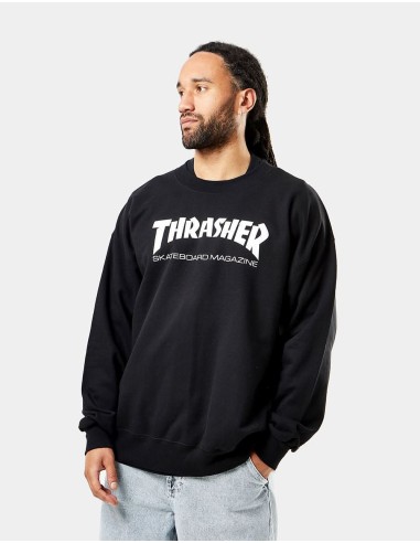 Thrasher Skate Mag Crewneck Sweat - Black en linge