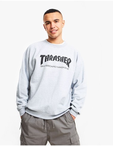 Thrasher Skate Mag Crewneck Sweat - Heather Grey suggérées chez