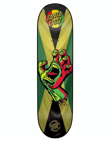 Santa Cruz Rasta Hand Jammin Skateboard Deck - 7.8" 50-70% off 