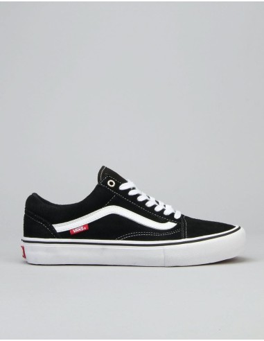 Vans Old Skool '92 Pro Skate Shoes - Black/White/Red Paris Déstockage Promo