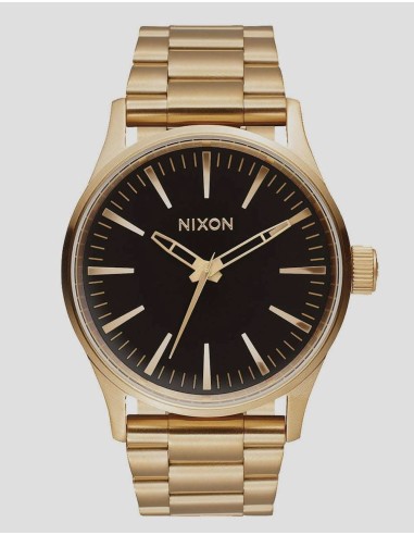 Nixon Sentry 38 SS Watch - Gold/Black Comparez et commandez 