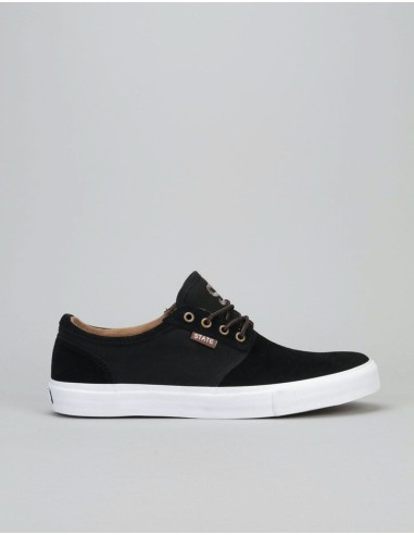 State Elgin Skate Shoes - Black/Brown Suede/Canvas Vous souhaitez 