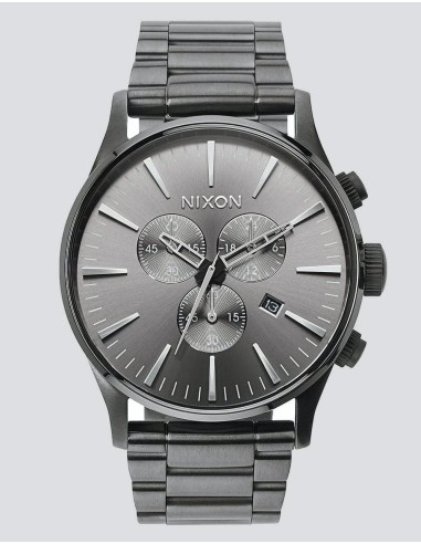 Nixon Sentry Chrono Watch - All Gunmetal Découvrez la collection