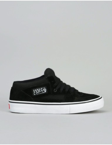 Vans Half Cab Pro Skate Shoes - Black/Black/White prix