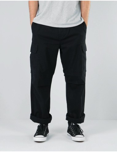 Dickies Higden Pant - Black brillant des détails fins