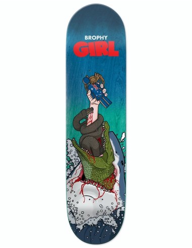 Girl Brophy Man-Eater Skateboard Deck - 8" acheter en ligne