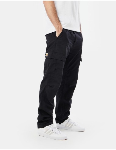 Carhartt WIP Aviation Pant - Black (Rinsed) Comparez et commandez 