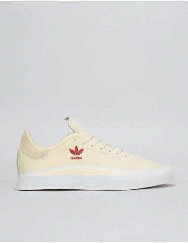 adidas Sabalo x Diego Skate Shoes - Cream/White/White/Powder Red Toutes les collections ici