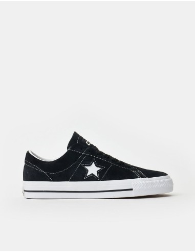 Converse One Star Pro Ox Skate Shoes - Black/White/White Par le système avancé 