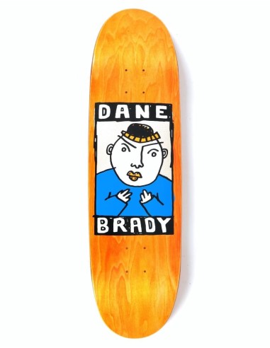 Polar Brady Portrait Skateboard Deck - FOOTBALL Shape 8.75" Les magasins à Paris