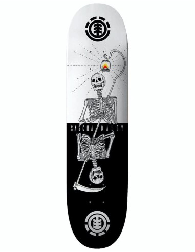 Element Sascha Reaper Skateboard Deck - 8.25" s'inspire de l'anatomie humaine