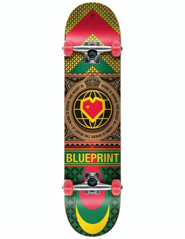 Blueprint Home Heart Complete Skateboard - 7.625" JUSQU'A -70%! 