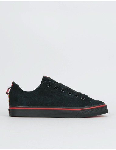 adidas x Na-Kel Nizza RFS Skate Shoes - Black/Scarlet Voir les baskets