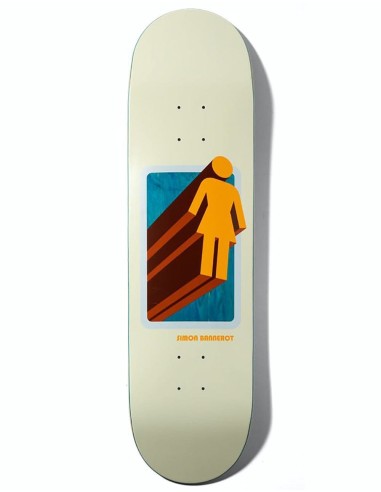 Girl Bannerot 3D OG Skateboard Deck - 8.5" pas cher