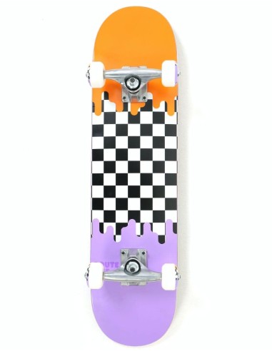 Route One Check Drip Complete Skateboard - 7.25" hantent personnes