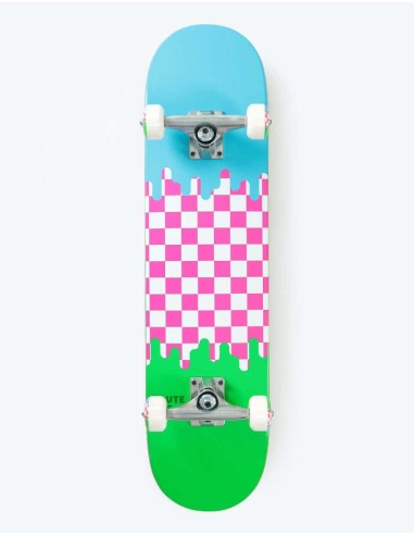 Route One Check Drip Complete Skateboard - 7.75" de l' environnement