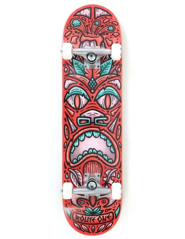 Route One Tiki Complete Skateboard - 8" 2023