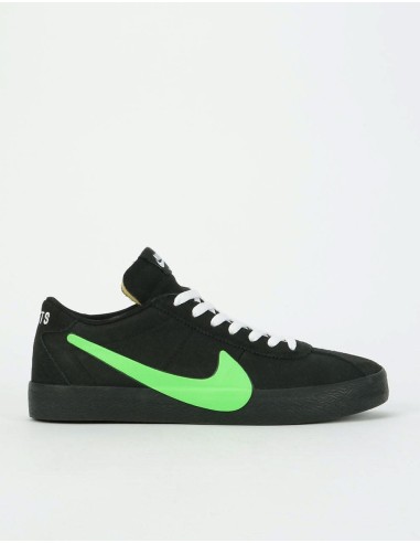 Nike SB x Poets Zoom Bruin QS Skate Shoes - Black/Voltage Green-White Véritable concentré