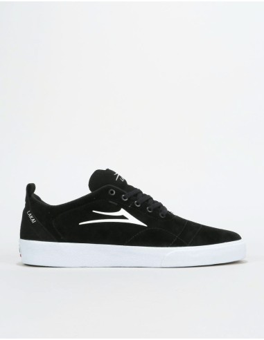 Lakai Bristol Skate Shoes - Black/White Suede Venez acheter