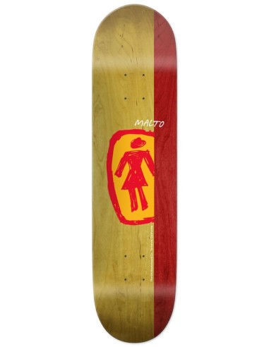 Girl Malto Sketchy OG Skateboard Deck - 8.125" pas cher 