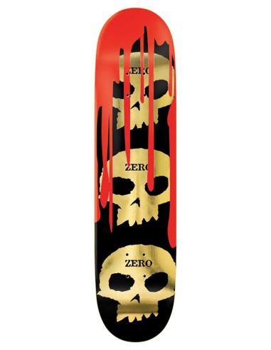 Zero Burman 3 Skull Blood Skateboard Deck - 8.25" Livraison rapide