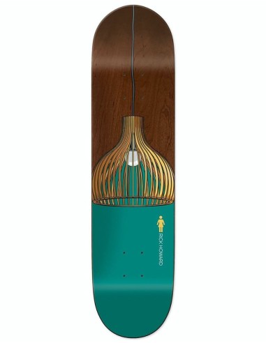 Girl Howard Illuminated Skateboard Deck - 8.5" s'inspire de l'anatomie humaine