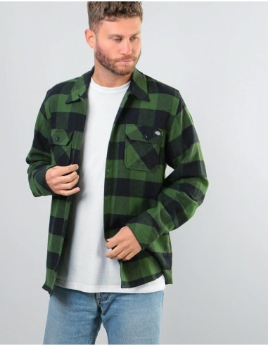 Dickies Sacramento L/S Shirt - Pine Green de France