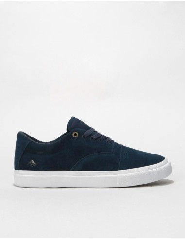 Emerica The Provider Skate Shoes - Navy/White l'achat 