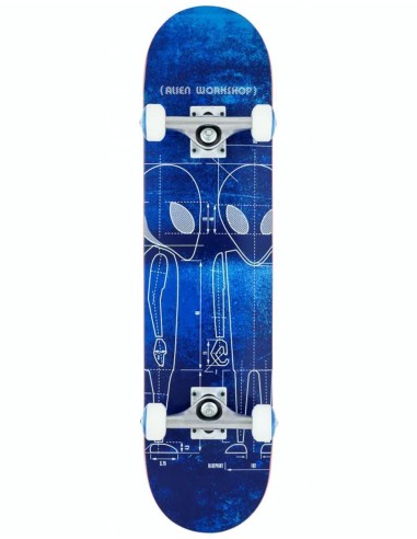 Alien Workshop Blueprint Complete Skateboard - 7.625" acheter