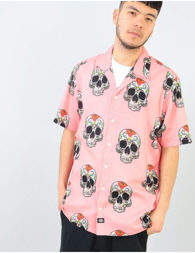 Dickies Blossvale S/S Shirt - Flamingo Livraison rapide