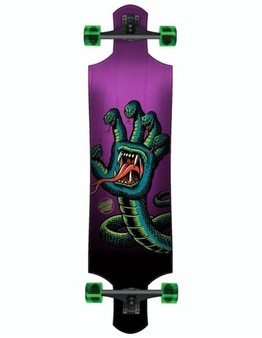 Santa Cruz Hissing Hand Drop Down Longboard - 40" x 10" Vous souhaitez 