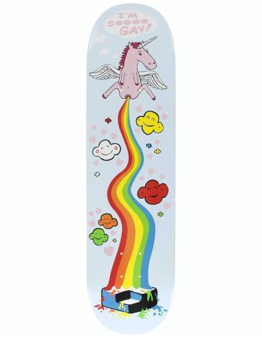 Consolidated So Gay Skateboard Deck - 8.25" rembourrage situé sous