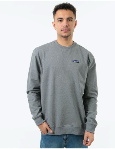 Patagonia P-6 Label Uprisal Crew Sweatshirt - Gravel Heather solde