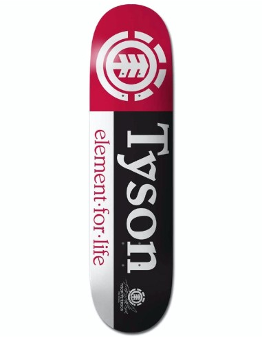 Element Tyson Section Skateboard Deck - 8" une grave pollution 