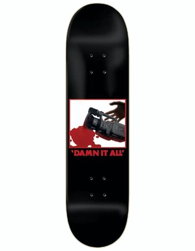 Zero Damn It All Skateboard Deck - 8.25" le des métaux précieux