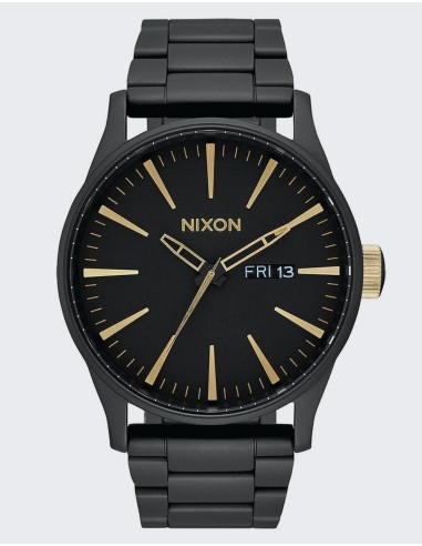 Nixon Sentry SS Watch - Matte Black/Gold en linge