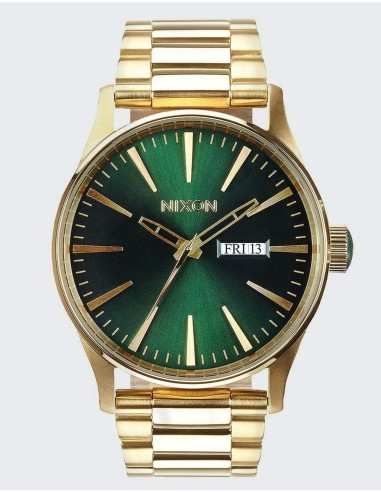 Nixon Sentry SS Watch - Gold/Green Sunray l'achat 