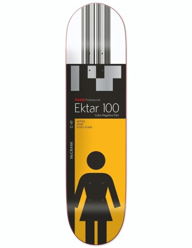 Girl x Kodak McCrank Skateboard Deck - 8.125" france