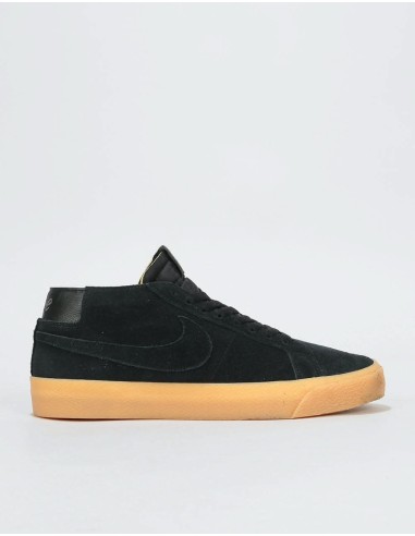 Nike SB Zoom Blazer Chukka Skate Shoes - Black/Black-Thunder Grey-Gum hantent personnes