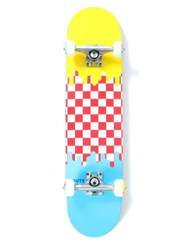 Route One Check Drip Complete Skateboard - 7.5" est présent 