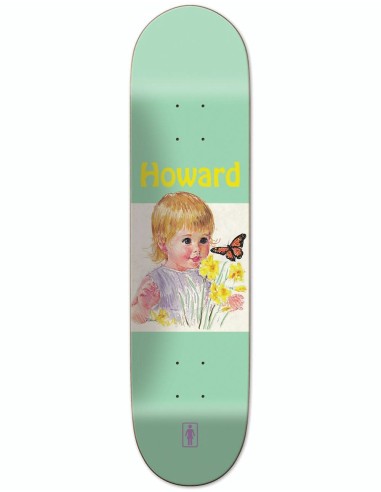 Girl Howard Storytime Skateboard Deck - 8.25" les ctes