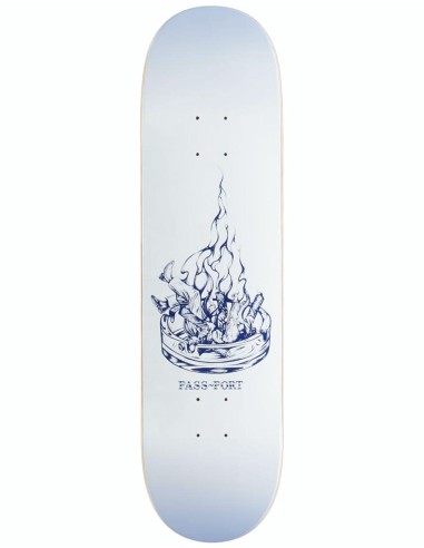 Pass Port 'Burning Series' Ashtray Skateboard Deck - 8.25" store