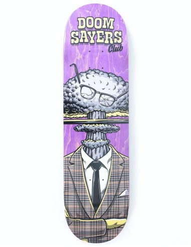 Doom Sayers Exploder Head 'Shovel' Skateboard Deck - 8.4" rembourrage situé sous