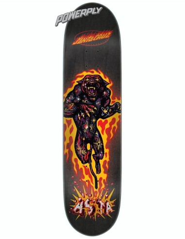 Santa Cruz Asta Cosmic Cat Powerply Skateboard Deck - 8" commande en ligne