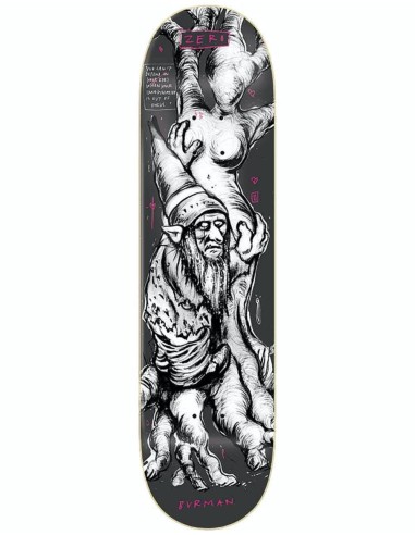 Zero Burman Gnarly Gnomes Skateboard Deck - 8.5" livraison gratuite