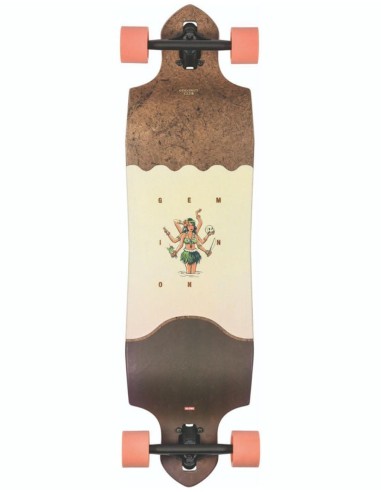 Globe Geminon Micro-Drop Down Longboard - 37.5" x 10" Amélioration de cerveau avec