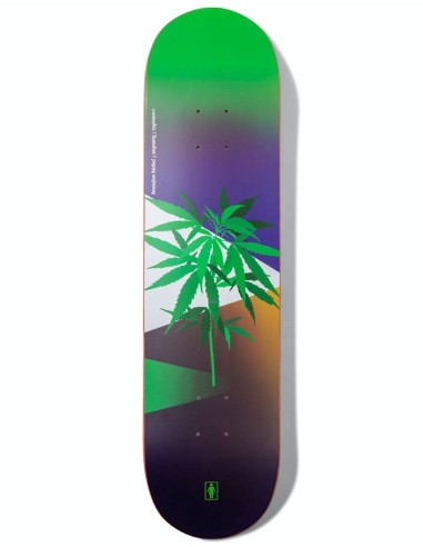 Girl Biebel The Psychedlic Plants Skateboard Deck - 8" Paris Déstockage Promo