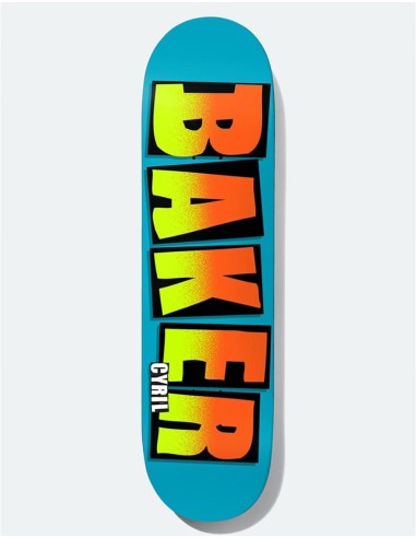 Baker Cyril Brand Name Noise Skateboard Deck - 8.475" Livraison rapide